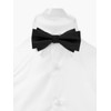 axy Mens Bow Tie Pre-tied Confirmation Adjustable Wedding Color FLI4B,
