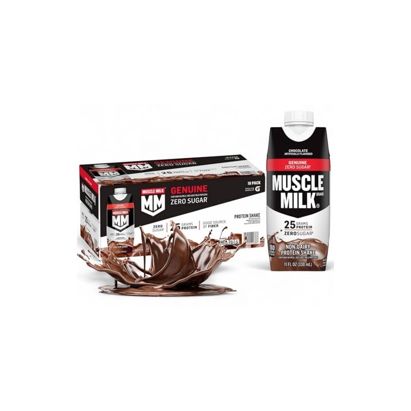 Muscle- Milk High Protein Chocolate Shake, 25g Protein, 11 fl