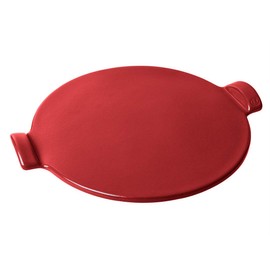 Emile Henry Flame Top 14.5" Pizza Stone, Burgundy Red