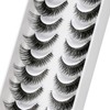 3D False Eyelashes, Natural Eyelashes, Pure Handmade Natural Look, Fluffy