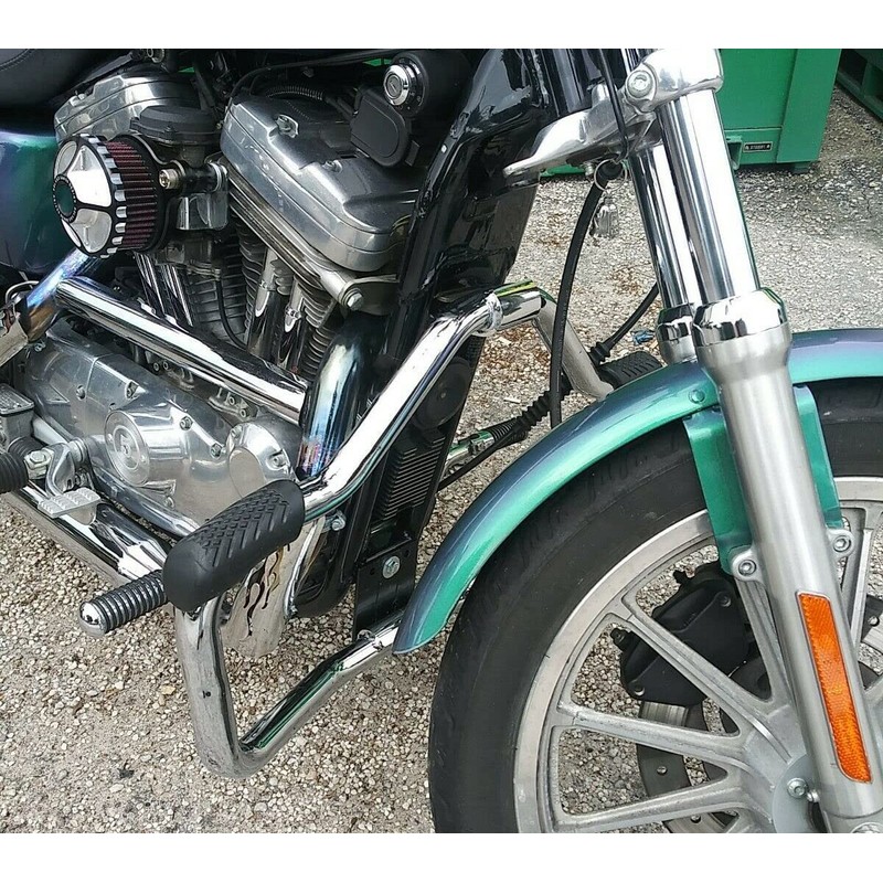‎KUAFU 1 1/4" Mustache Engine Guard Compatible with 04-23 Harley