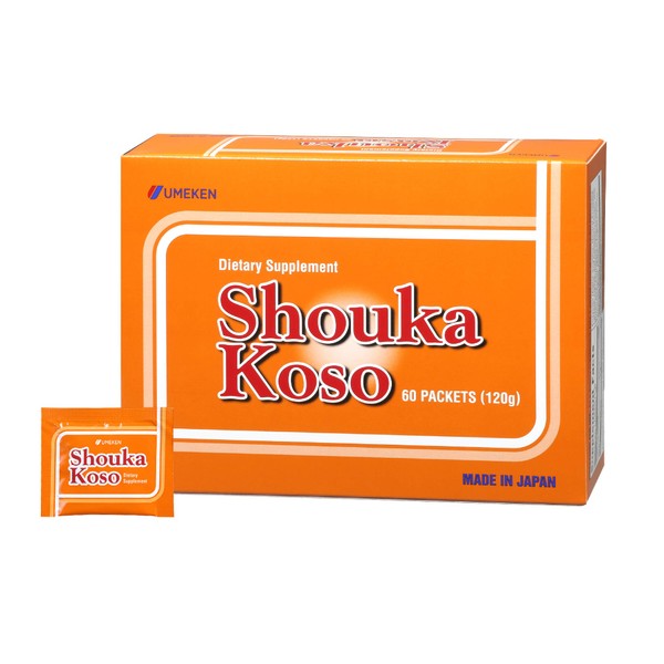 Umeken Shouka Koso Digestive Enzymes from Fermented Vegetables and Grains, Enzyme Supplements, 2 Month Supply, 60 Packets