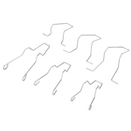 Headlight Retaining Clamp H7 5ZHSFULLKIT 6 Pieces Steel Headlight Dipped Beam Headlight Bulb Retaining Spring Clip Clamp for H1/H3/H4/H7