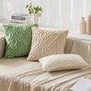 MIULEE Sage Green Throw Pillow Covers 12x20 Inch, Soft Spring