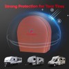 Comnova RV Tire Covers 4 Pack - Tough Tire Wheel