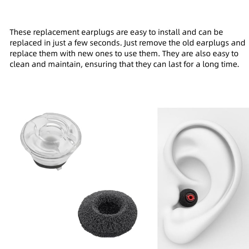 SNHTLS Voyager 5200 5220 Earbud Tips - 3 Pcs Replacement