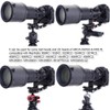 iShoot Foldable Long Focus Lens Support, Portable Telephoto Lens Bracket,