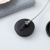 KANGQL Universal Rubber Bath Plug with Chain Drain Stopper Handy