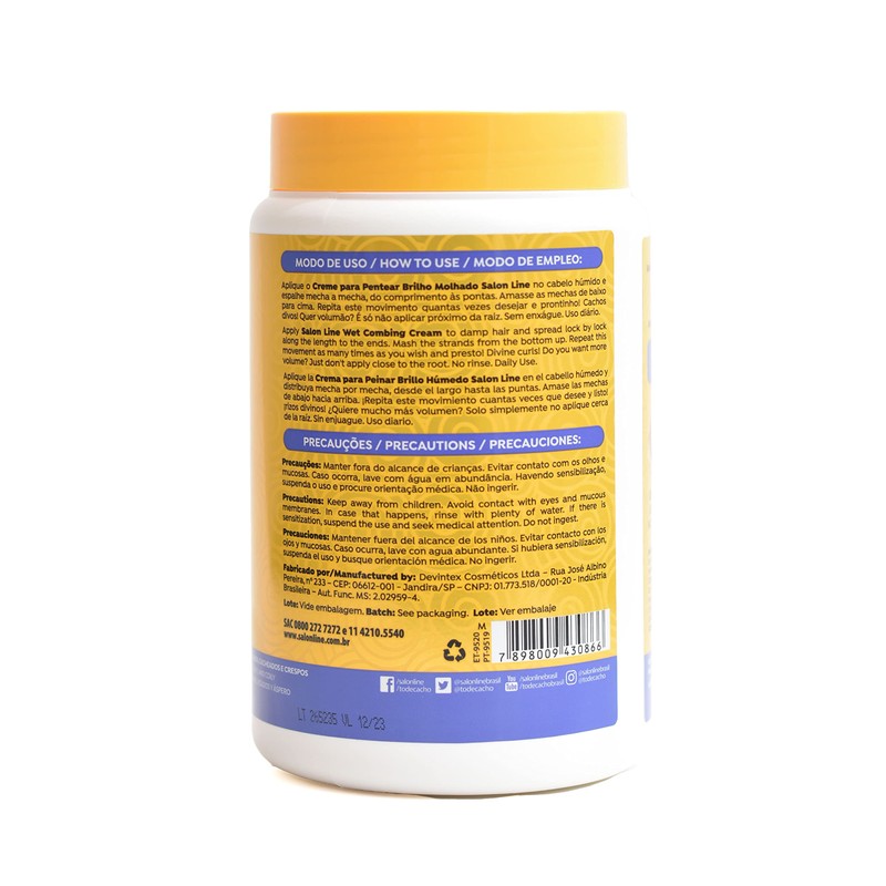 Salon Line Salon Line Wet Gloss Combing Cream - 1kg