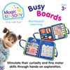 Magic Sensory Busy Book for 3+ Year Old Toddler -