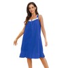 IZZY + TOBY - Camisón sin mangas para mujer, vestido