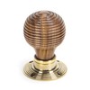 From the Anvil Rosewood & Aged Brass Beehive Mortice/Rim Knob