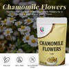 Chamomile Flowers 1 LB, 100% Natural Loose Leaf Chamomile Tea,