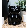 Ebros Gift Wicca Witchcraft Witching Hour Ceramic Black Feline Cat