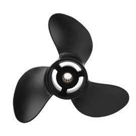 Marine Outboard Propeller 3 Blades 7.8x8in 12 Tooth RH Rotation Replacement for TOHATSU 4‑6HP MFS4 4 Stroke Engine