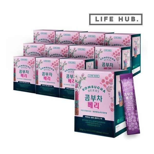 Life Herb Kombucha Berry 12 sets 5g x 360 packs / 라이프허브 콤부차 베리 12세트 5g x 360포