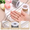 sourcing map 16.4 Feet/5 Meter Stainless Steel Curb Chain 1.2x0.3mm