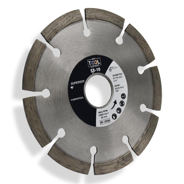 115mm Diamond Cutting Discs for Angle Grinder, SX-10 Superior Diamond