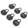 Password Padlock,6pcs 3 Digit Combination Lock Luggage Lock Portable Security