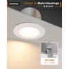 Ensenior 5/6 Inch 5CCT LED Can Lights 6 Pack, Retrofit