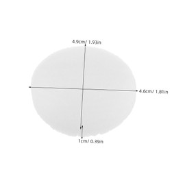 FOMIYES 100pcs Dual Use Makeup Sponges Refill Foundation Puff Pads for Wet Dry Application for Powder Blush and Cosmetics Tool for Women