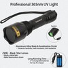 BellaaMm 365 nm UV Light Blacklight Flashlights Powerful 365nm UV