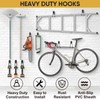 TICONN 2 Pack Heavy Duty Garage Hooks, Steel Utility Wall