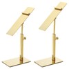 sourcing map Shoe Display Stand 2 Pack Adjustable Height Shoe