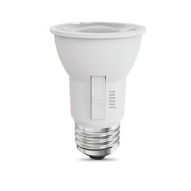 Feit Electric PAR16 LED Light Bulbs, 45W Equivalent, Dimmable, Color Selectable 6-Way, 5CCT, E26 Base, 90 CRI, 375 Lumens, Damp Rated Flood Light Bulb, 22-Year Lifetime, PAR1645DM/6WYCA/2, 2 Pack