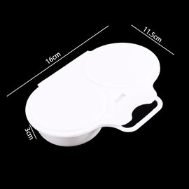 Vctitil 2pcs Egg Boilers Circular Egg Frying Tools Cooking Oil Fry Steamer Microwave Oven Kitchen Kits(2pcs)