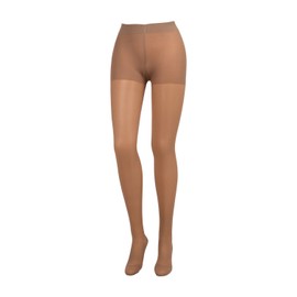 COMPRESSANA Calypso 70 Denier - Fine Knit Support Tights - Soft, Airy and Transparent (Appearance 20 Denier) - Medium Support with 12-14 mmHg Compression (Support Class 2) - Size VI - Colour Pearl -