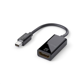 PureLink mini DisplayPort auf HDMI Adapter, 4K Ultra HD 60Hz, 18GB/s Bandbreite, vergoldete Steckkontakte, 0,15m, schwarz