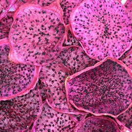 Freeze Dried Dragon Fruit,Dragon Fruit Dried,4.23oz/120g Dehydrated Fruits,Dried Dragon Fruit Chips Freeze Dried Dragonfruit Chunks,100% Natural