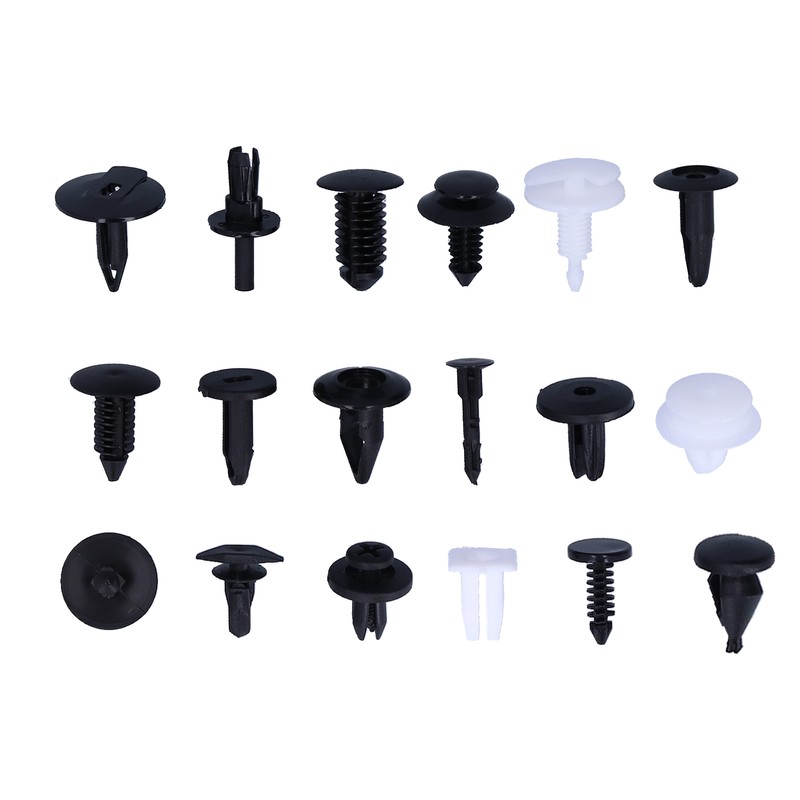 415pcs Car Retainer Clips Auto Plastic Fasteners 18 Kinds Push