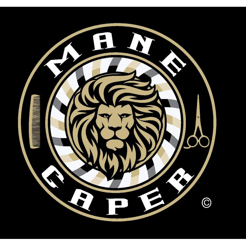 Mane Caper Mesh Back Salon Jacket Black 2 pockets zipper