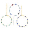 COLLBATH Minimalist Evil Eye Anklet Bracelet Women's Jewelry Beaded Anklet