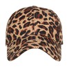 WHITE FANG CA334 Hat, Leopard Pattern, Cap, Animal, Stylish, Cool,