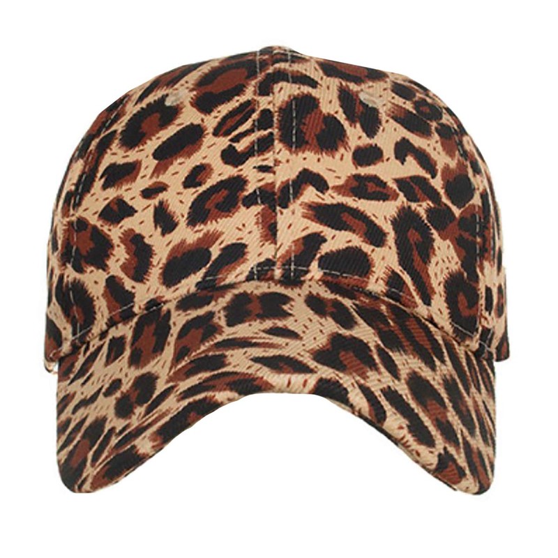WHITE FANG CA334 Hat, Leopard Pattern, Cap, Animal, Stylish, Cool,