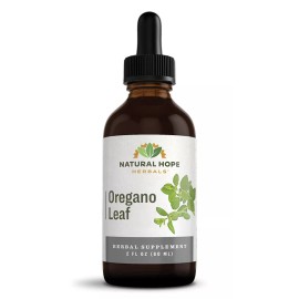 Natural Hope Herbals OREGANO LEAF Natural Immune & Digestive System Support Extract Tincture USA 2oz