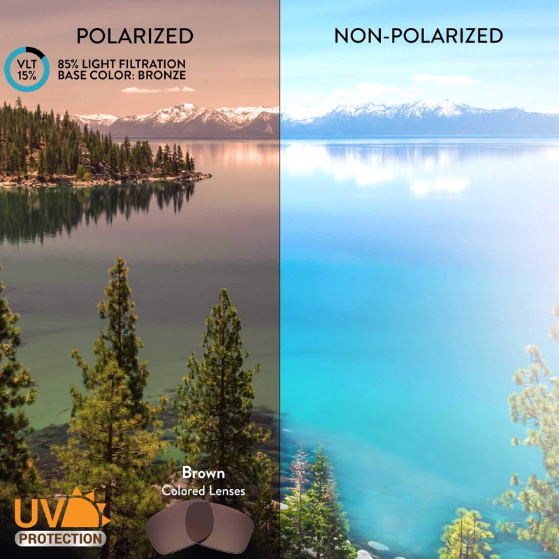 APEX Polarized PRO+ Replacement Lenses for Costa Half Moon Sunglasses