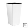S size White URBI 32 cm tall plastic flower pot