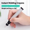 Tungsten Wire Burning Thread Pen, Button Thread Burner with Battery