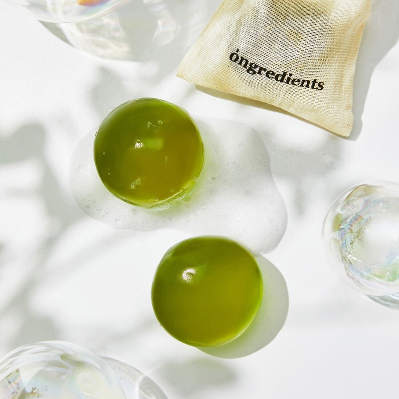ongredients Jeju Green Tea Cleansing Ball - ongredients Jeju Green