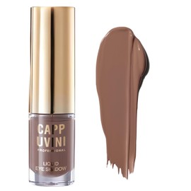 Brown Liquid Eyeshadow, Matte Dark Brown Cream Eyeshadow, Smokey Nude Neutral Eye Shadow, Long Lasting Waterproof Highly Pigmented Goth Makeup Eyeshadow for Women