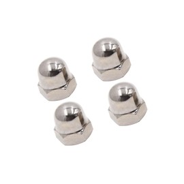 Partuto 4pcs 10mm Thread Dia Motorcycle Rear Shock Absorber Screw Nut Replacement