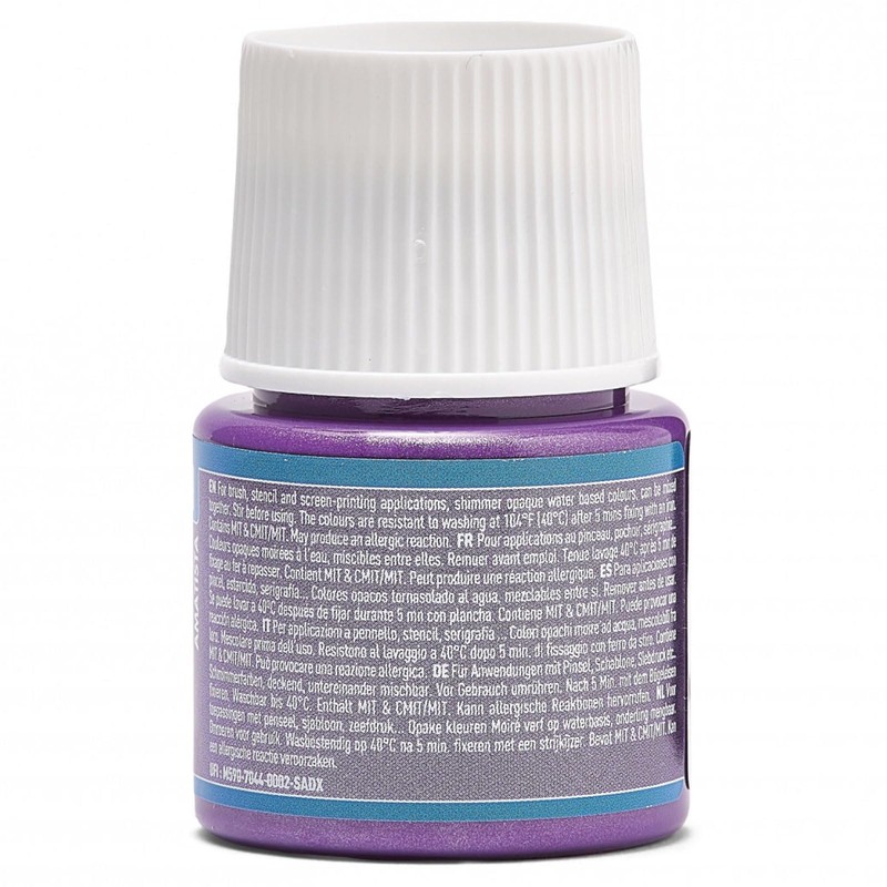 Pebeo Setacolour Fabric Paint Opaque 45 ml Shimmer AMETHYST