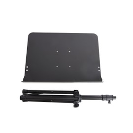 On-Stage SM7211B Professional Grade Folding Orchestral Sheet Music Stand, Black
