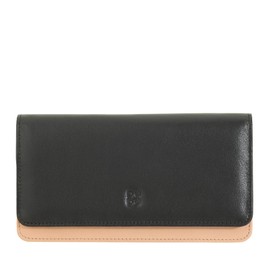 Multi-colour woman's soft leather bag purse by DUDU Black