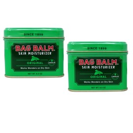 Bag Balm Skin Moisturizer Lotion - Hand and Body, 8 Ounces, 2 Tins