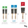 PD Professional Paint Brush Set 6 Piece Precision Defined Heavy-Duty,